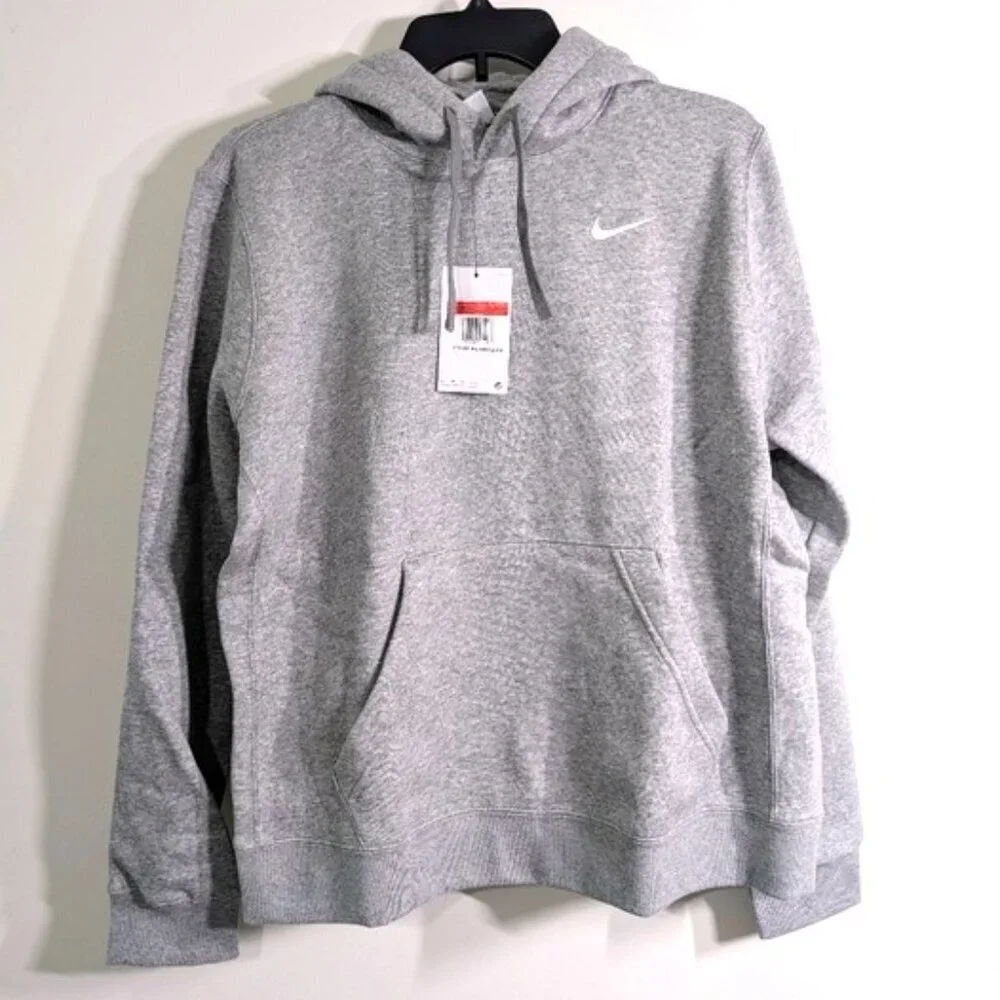Women's‎ Nike Sportswear Fleece Pullover Hoodie Black and Gray Available L-XXL
